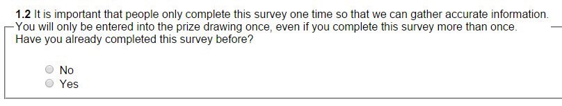 UTS2015 screening question